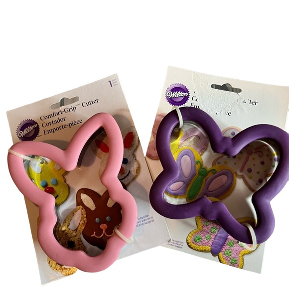 Wilson Comfort Grip Cutter Set Bunny & Butterfly PRICE DROPPED HALF OFF! - Picture 2 of 15